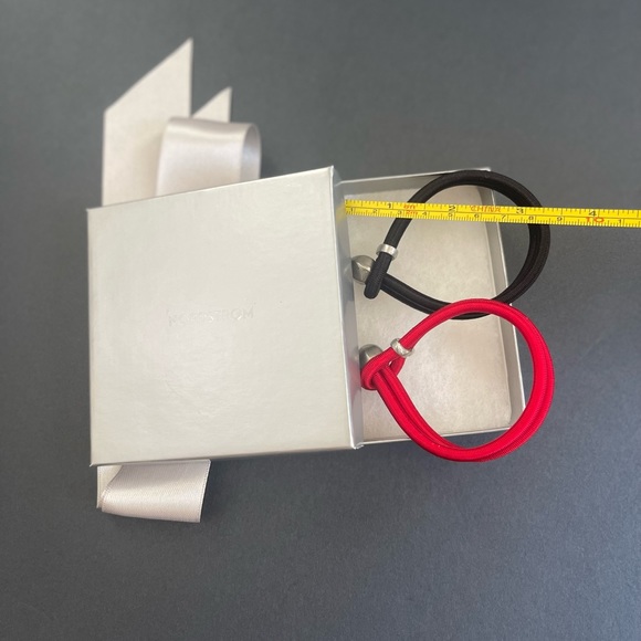 Red and Black Stainless Steel Bracelets - Picture 5 of 7